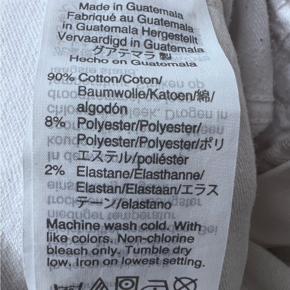 Madewell 10" High-Rise Skinny Jeans White Size 28 - Picture 9 of 13